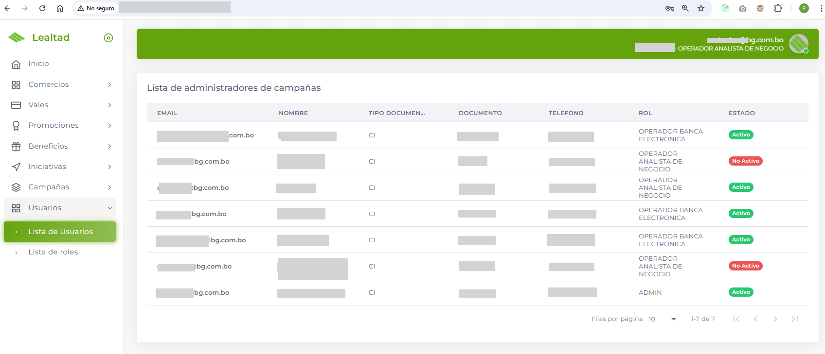 Banking Loyalty System - 11